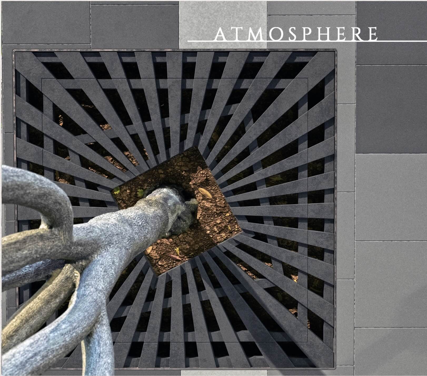 Приствольная решетка для дерева ZKING ATMOSPHERE 1.2х1.2м Черная в Ачинске фото