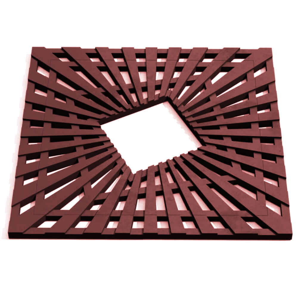 Приствольная решетка для дерева ZKING ATMOSPHERE 1.2х1.2м Коричневая Ачинск фото