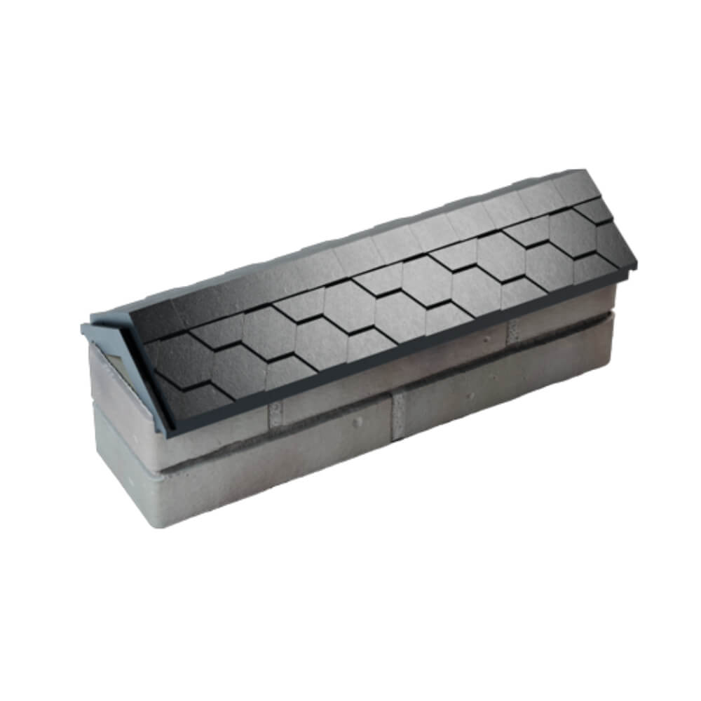 Парапет Zking Эверест Черный с посадкой на 0.5 кирпича (130мм) в Ачинске фото