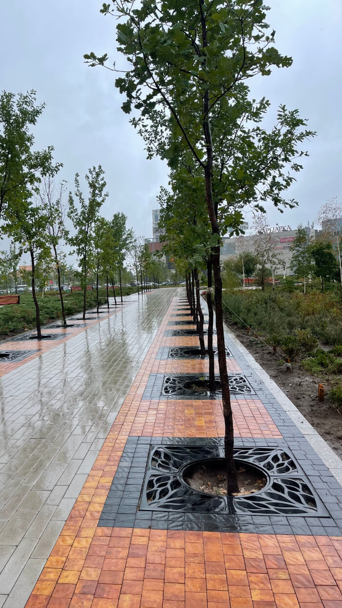 Приствольная решетка для дерева ZKING CRUST 1.2х1.2м Черная в Ачинске фото