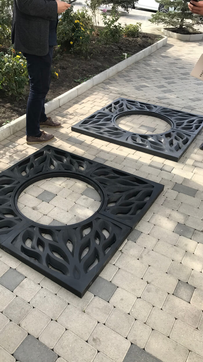 Приствольная решетка для дерева ZKING CRUST 1.2х1.2м Черная в Ачинске фото