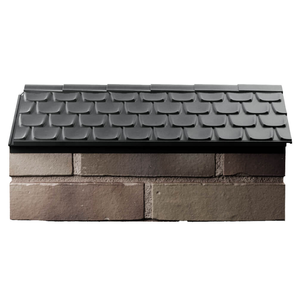 Парапет Zking Эльбрус Серый с посадкой на 1 кирпич (255мм) в Ачинске фото