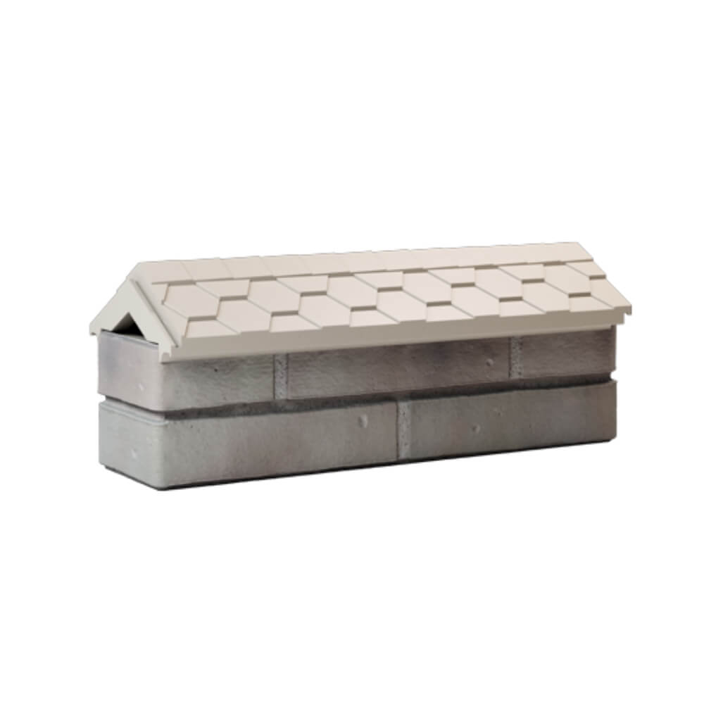 Парапет Zking Эверест Бежевый с посадкой на 0.5 кирпича (130мм) Ачинск фото