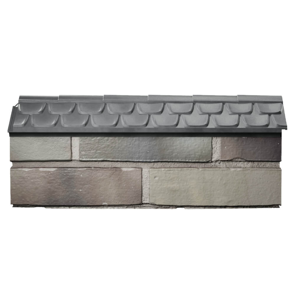 Парапет Zking Эльбрус Серый с посадкой на 0.5 кирпича (130мм) в Ачинске фото