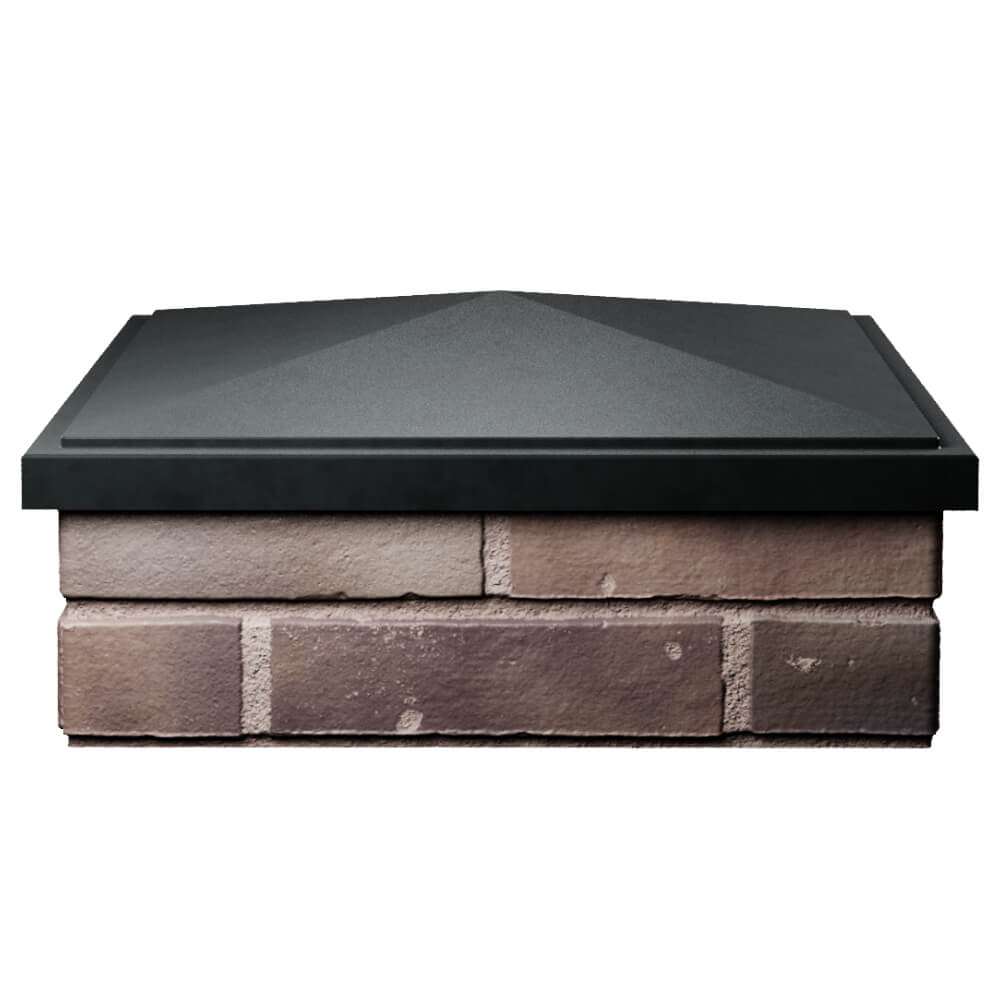 Колпак Zking БонаМоно Черный на столб 2х2 кирпича (515х515, 530х530мм) Ачинск фото