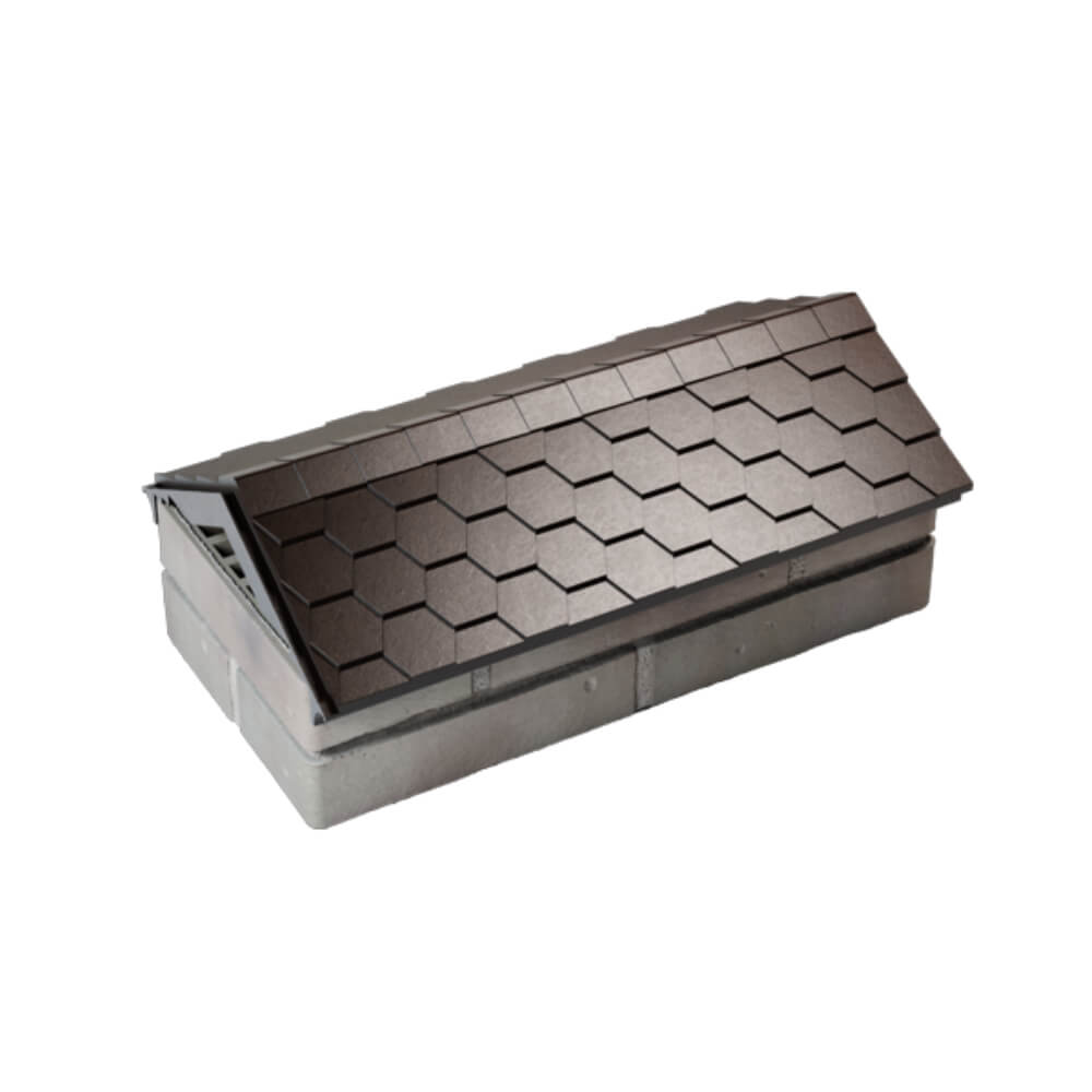 Парапет Zking Эверест Коричневый с посадкой на 1 кирпич (200/225/255мм) в Ачинске фото