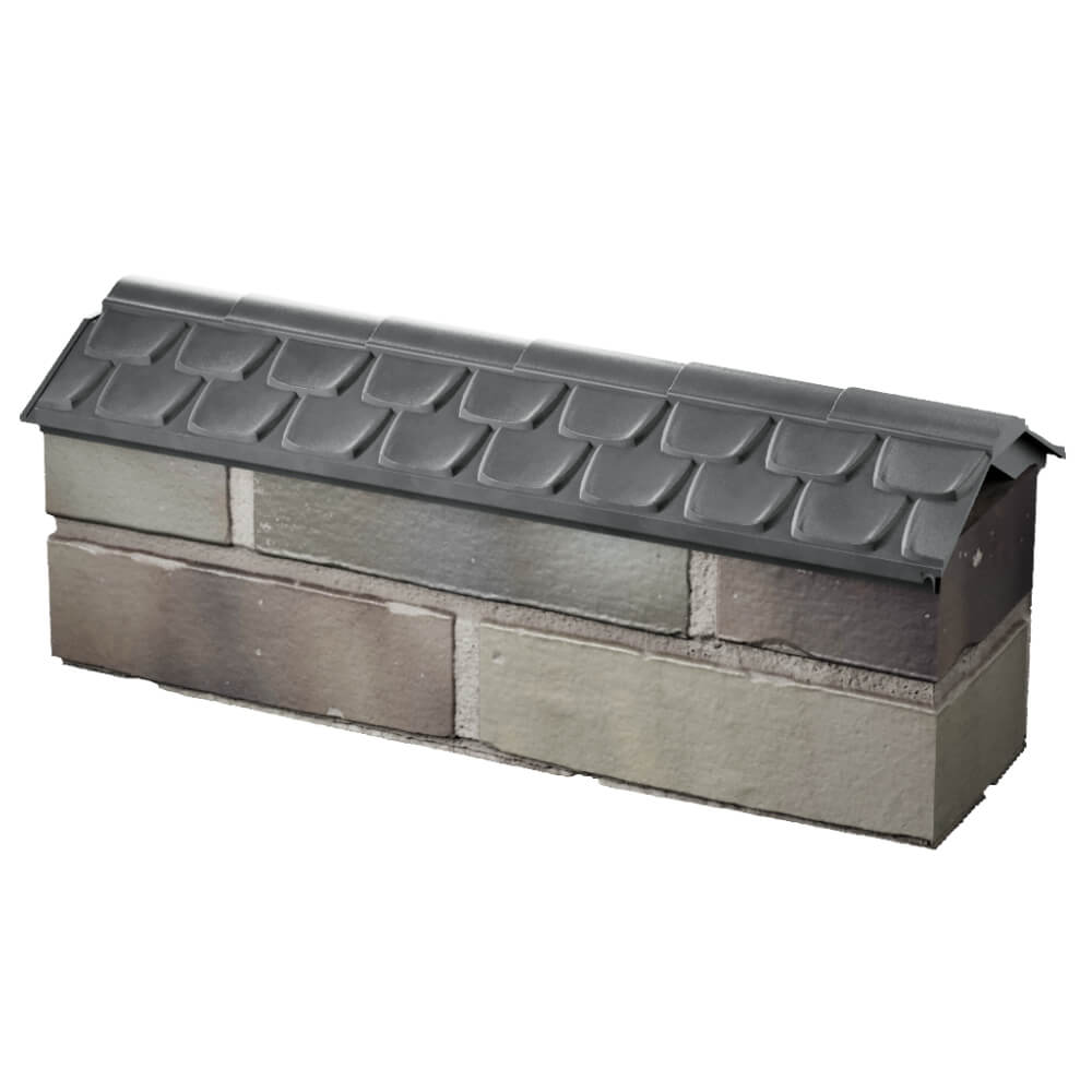 Парапет Zking Эльбрус Серый с посадкой на 0.5 кирпича (130мм) в Ачинске фото