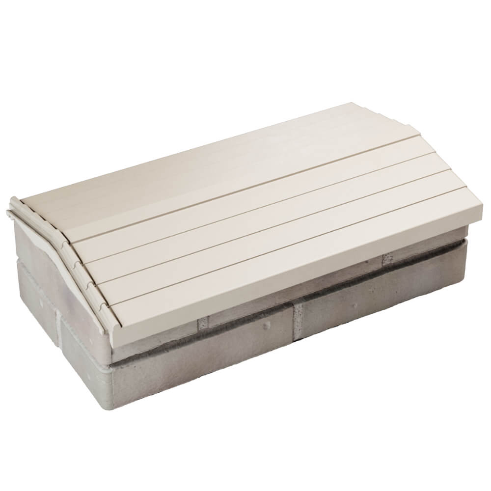 Парапет Zking Бона ХайТек Бежевый с посадкой на 1 кирпич (200/225/255мм) в Ачинске фото