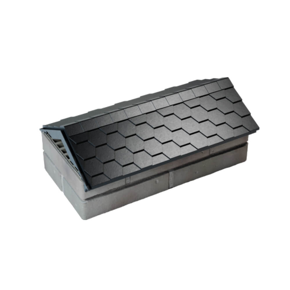 Парапет Zking Эверест Черный с посадкой на 1 кирпич (200/225/255мм) в Ачинске фото