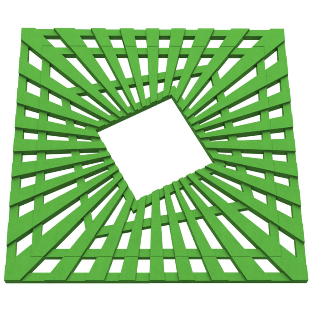 Приствольная решетка для дерева ZKING ATMOSPHERE 1.2х1.2м Зеленая в Ачинске фото