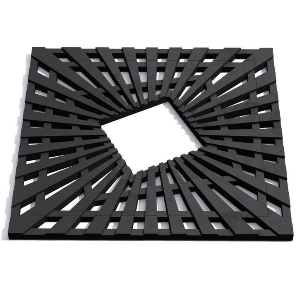 Приствольная решетка для дерева ZKING ATMOSPHERE 1.2х1.2м Черная Ачинск фото