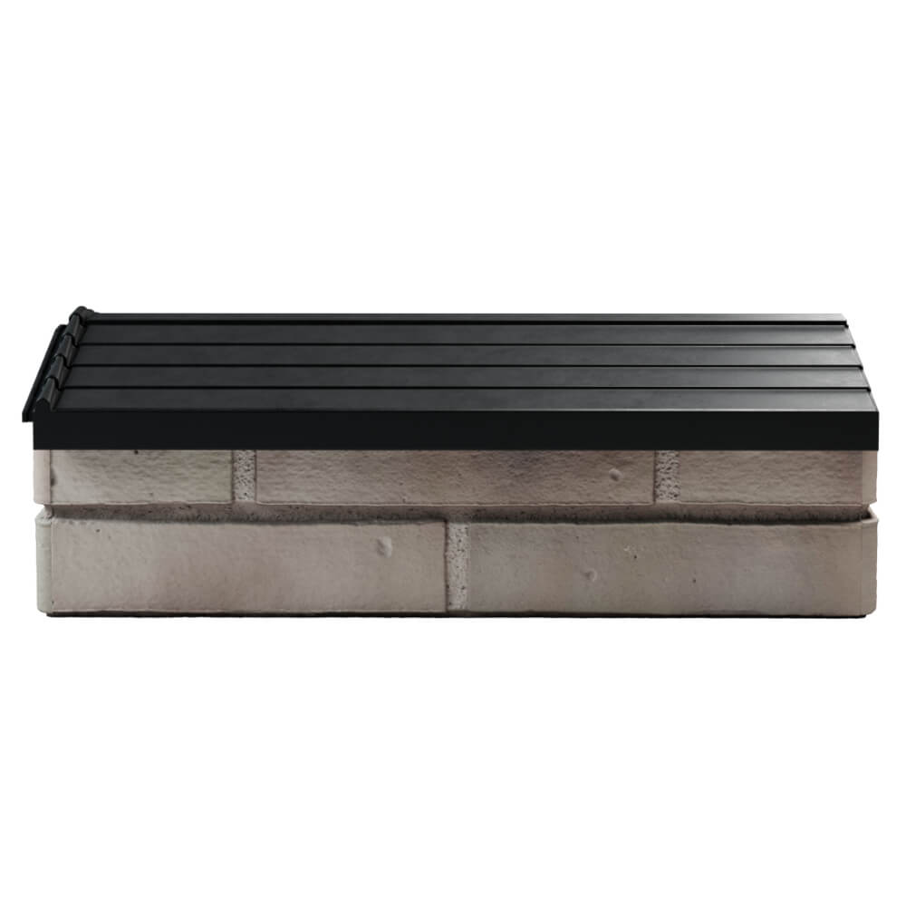 Парапет Zking Бона ХайТек Черный с посадкой на 1 кирпич (200/225/255мм) в Ачинске фото