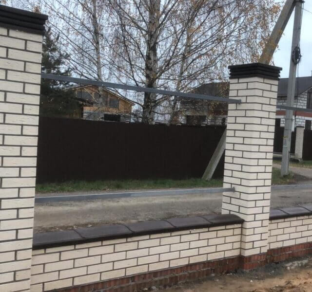 Колпак Zking Бона ХайТек Коричневый на столб 1.5х1.5 кирпича (385х385мм) в Ачинске фото