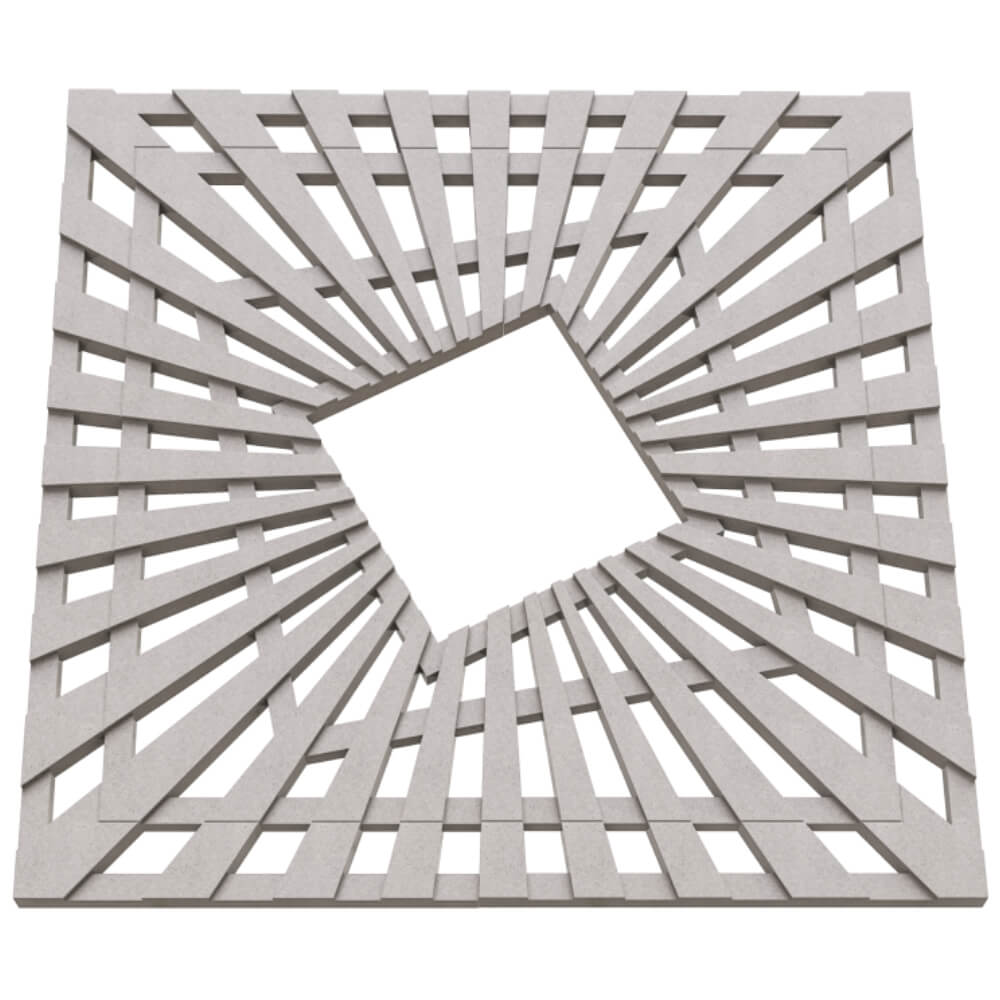 Приствольная решетка для дерева ZKING ATMOSPHERE 1.2х1.2м Бежевая в Ачинске фото