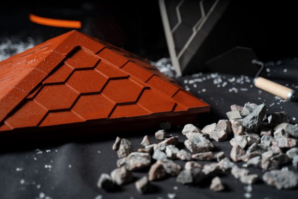 Колпак Zking Эверест Красный на столб 1.5х1.5 кирпича (390х390мм) в Ачинске фото