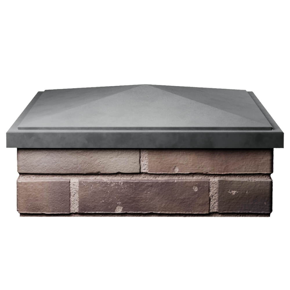 Колпак Zking БонаМоно Серый на столб 2х2 кирпича (515х515, 530х530мм) Ачинск фото