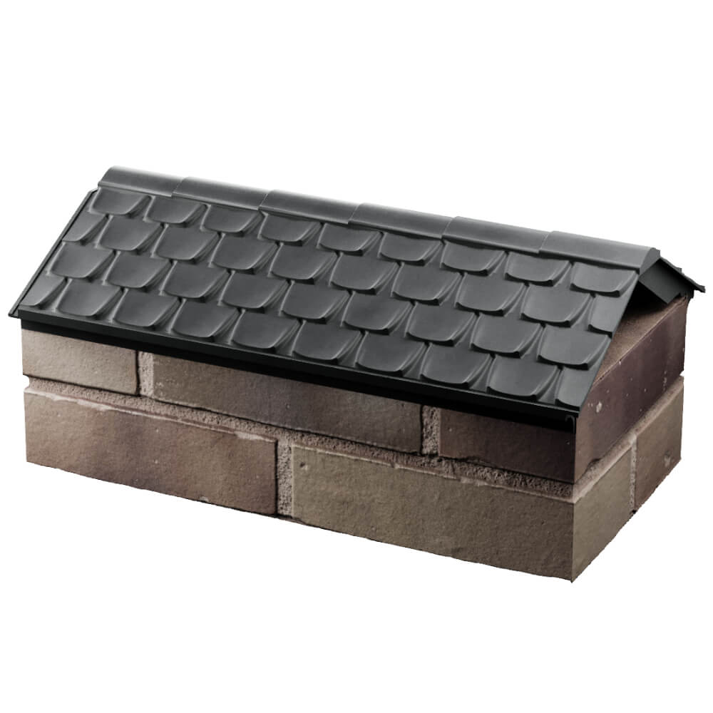 Парапет Zking Эльбрус Серый с посадкой на 1 кирпич (255мм) в Ачинске фото