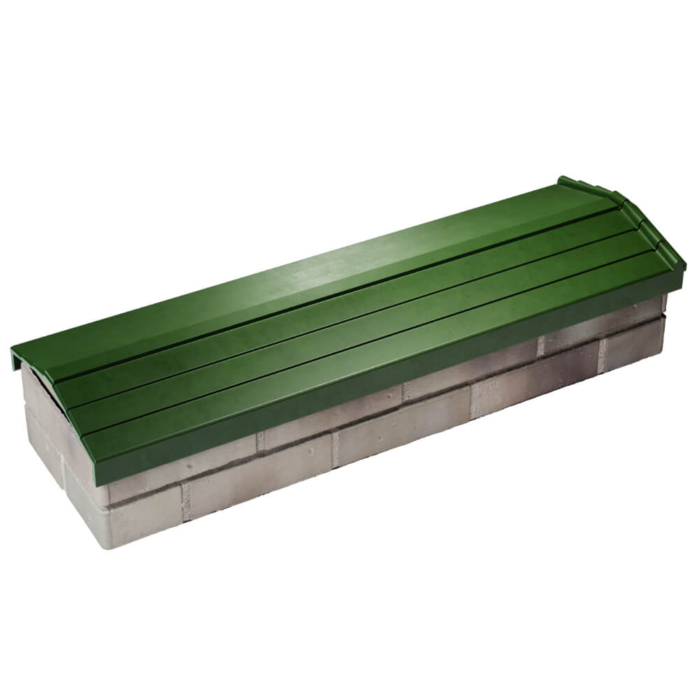 Парапет Zking Бона ХайТек Зеленый посадка на 0.5 кирпича (130мм) в Ачинске фото