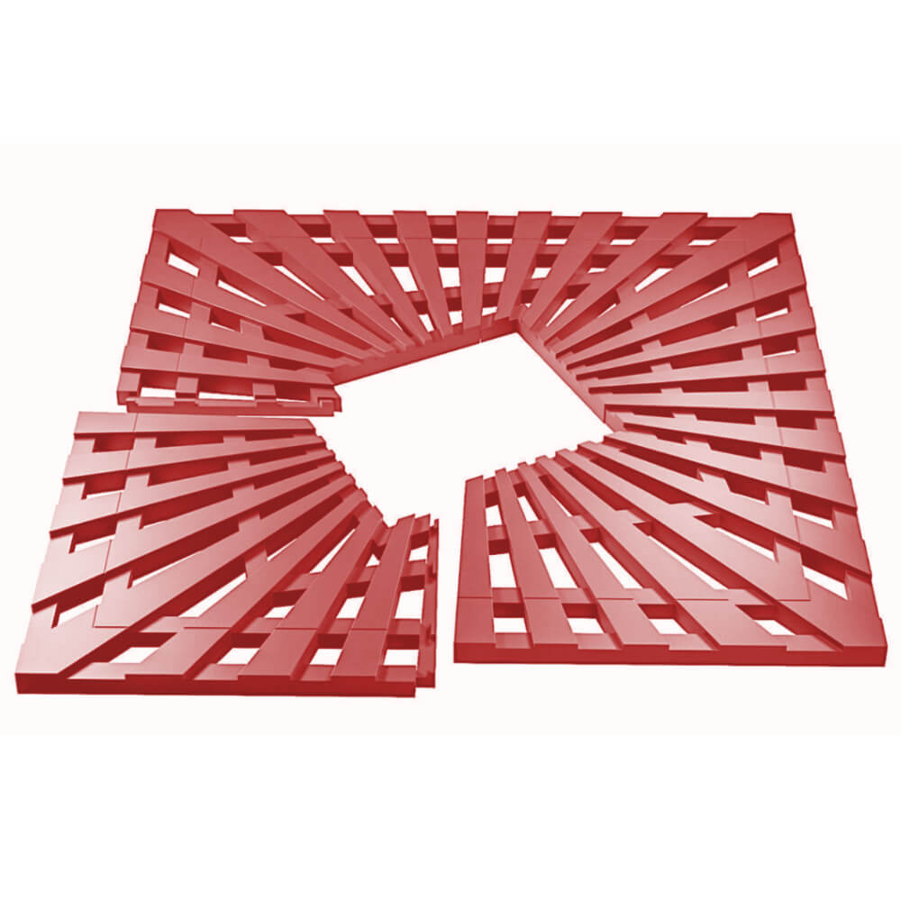 Приствольная решетка для дерева ZKING ATMOSPHERE 1.2х1.2м Красная в Ачинске фото