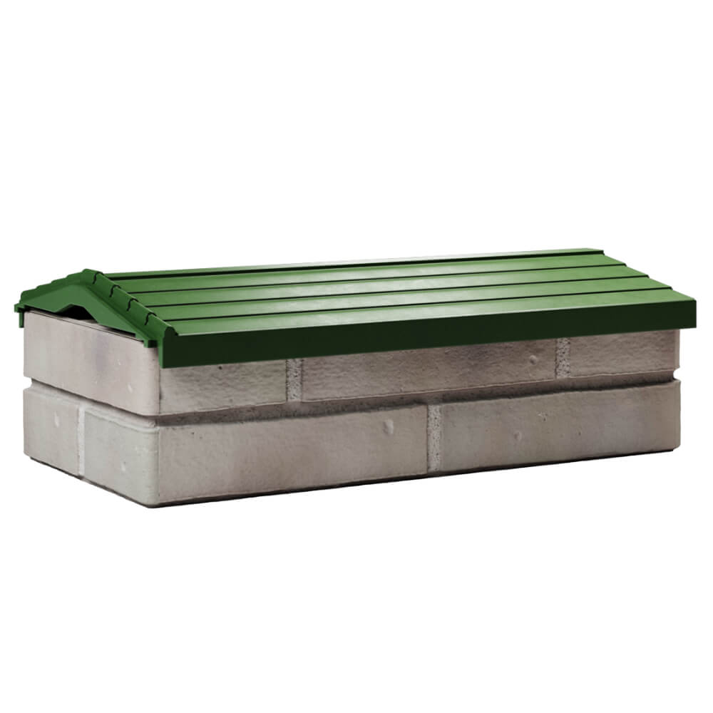 Парапет Zking Бона ХайТек Зеленый с посадкой на 1 кирпич (200/225/255мм) Ачинск фото