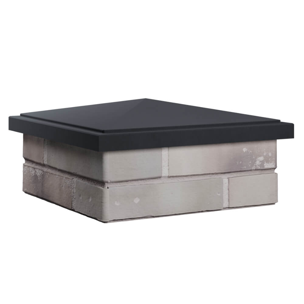 Колпак Zking БонаМоно Серый на столб 1.5х1.5 кирпича (385х385, 400х400мм) в Ачинске фото