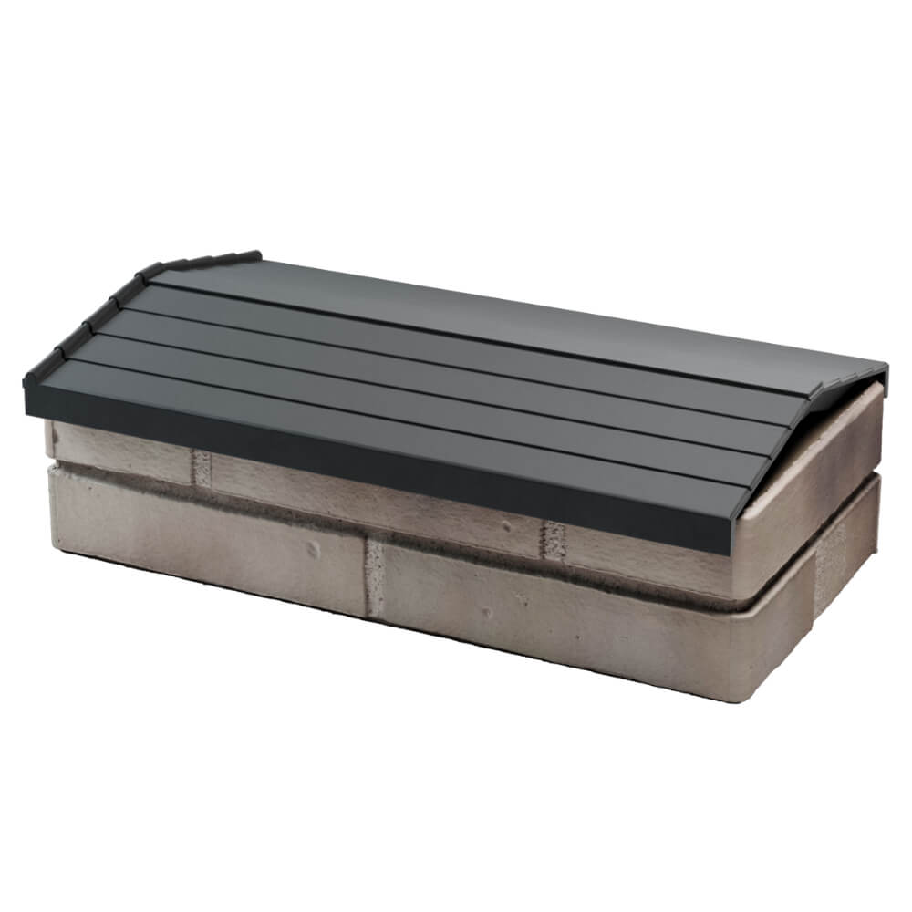 Парапет Zking Бона ХайТек Серый с посадкой на 1 кирпич (200/225/255мм) в Ачинске фото