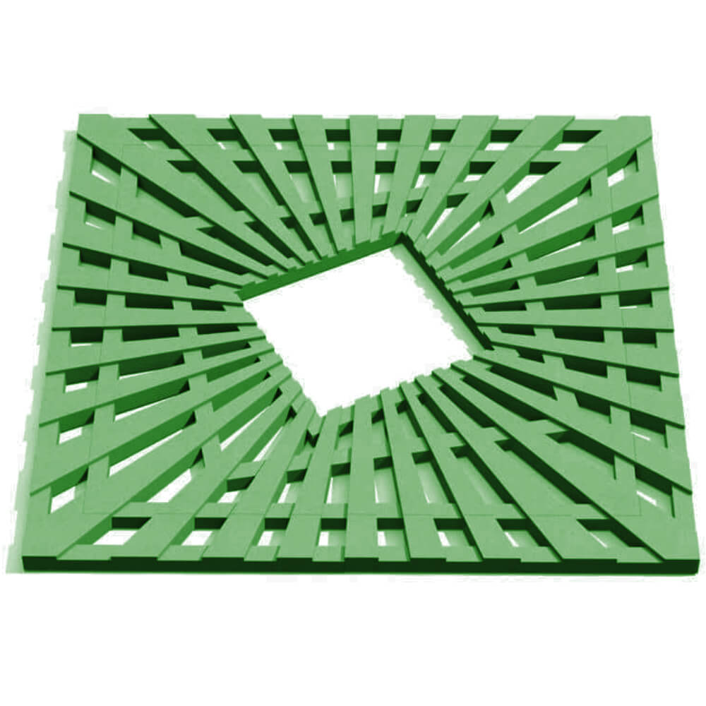 Приствольная решетка для дерева ZKING ATMOSPHERE 1.2х1.2м Зеленая Ачинск фото