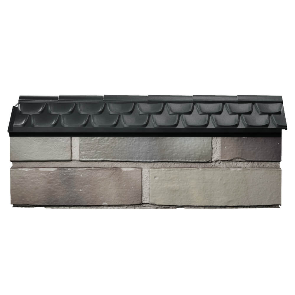 Парапет Zking Эльбрус Черный с посадкой на 0.5 кирпича (130мм) в Ачинске фото