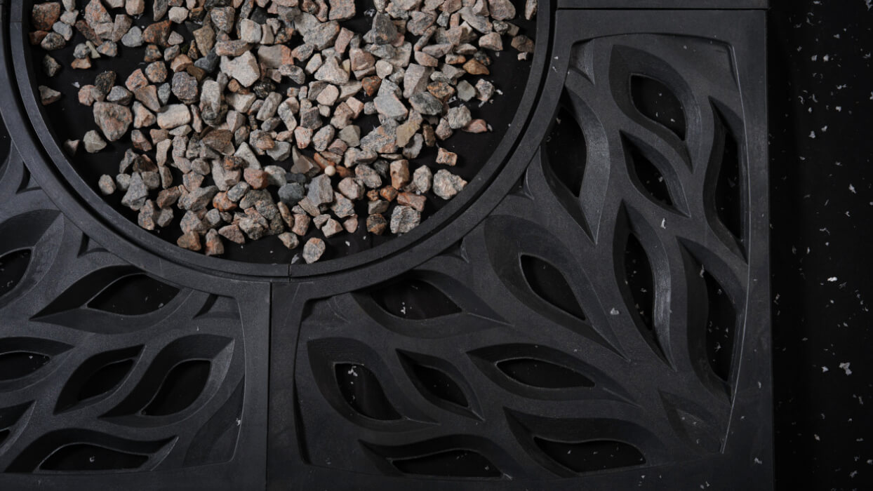 Приствольная решетка для дерева ZKING CRUST 1.2х1.2м Черная в Ачинске фото